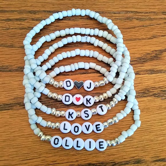 Sherry Moss Jewelry - 3/$49 New Personalized Beaded Name/Word Bracelets